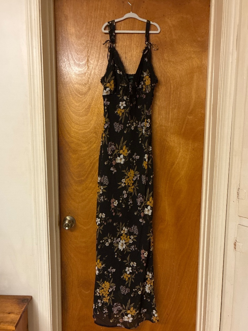 Fall Floral Print Wild Fable Maxi Dress